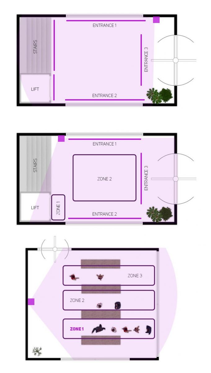 SensMax TAC-B people counting radar how to install in shopping malls